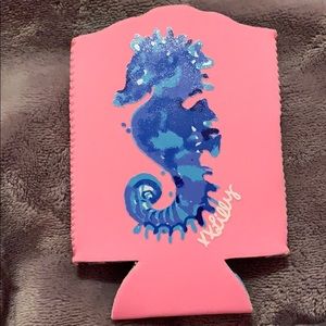 Lilly Pulitzer Coozie Seahorse